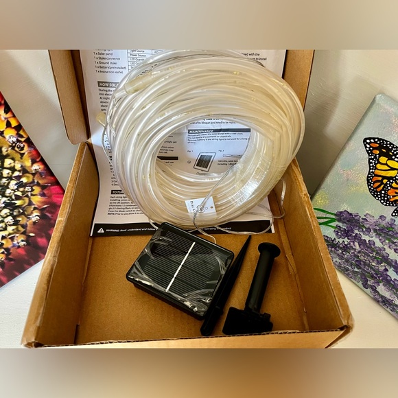 NIB 2pk Solar Lights for Outside by Pure Garden - Picture 6 of 11